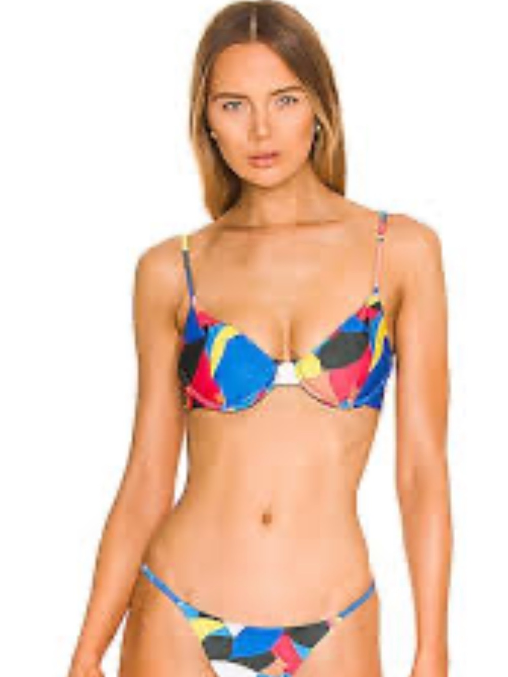 Women’s NWT BEACH RIOT Camilla Bikini Top & Chloe Bottom - Equestrian Meadow